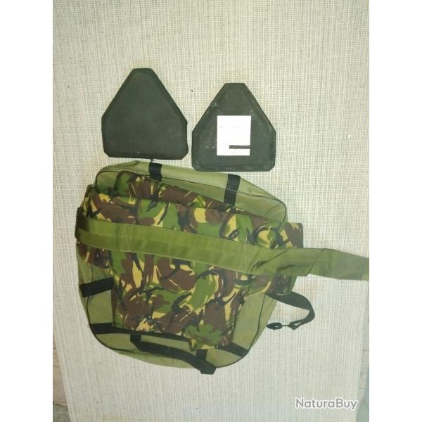 Gilet balistique pare balles Anglais et plaques