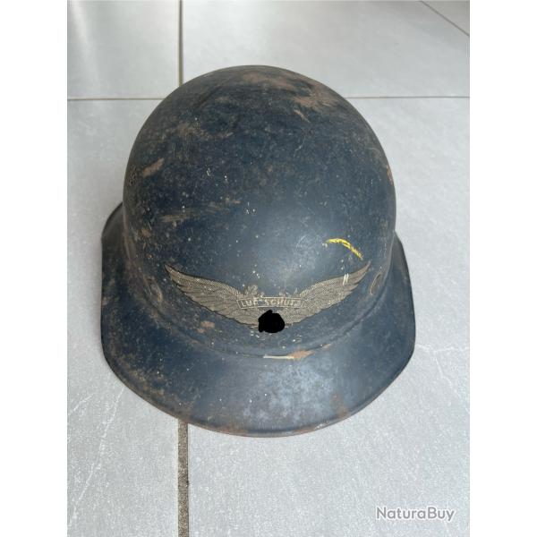 Casque luftschutz original allemand ww2