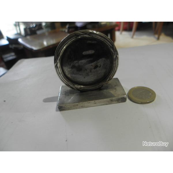 Porte-menu militaire britannique plaqu argent par Walker & Hall 1956. avec patte d'oie