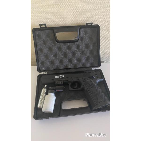 Pistolet Co2 Swiss Arms 4.5mm P1911