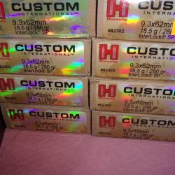 190  douilles vides de calibre  9 3  62   marque  HORNADY   LIVRER  avec  2   BOITES