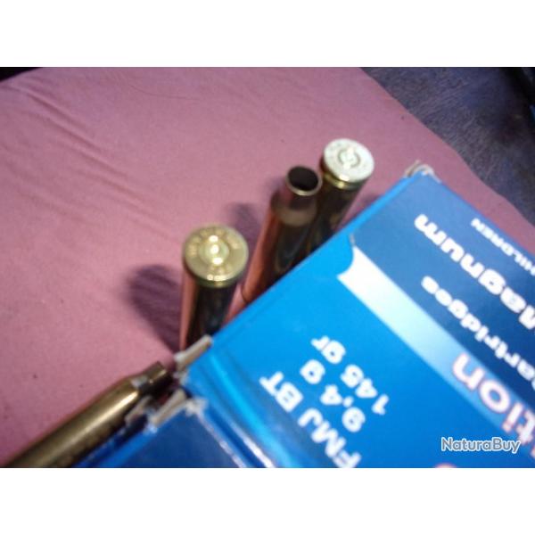 150  douilles calibre    300 Winchester Magnum marque  PARTIZAN