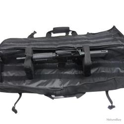 ÉTUI TACTIQUE POUR ARMES LONGUES + ARMES DE POING ET ACCESSOIRES - NOIR - LIVRAISON GRATUITE