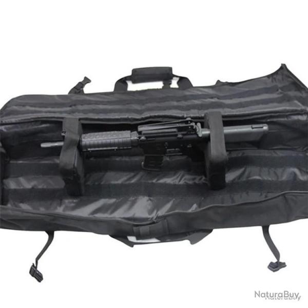 TUI TACTIQUE POUR ARMES LONGUES + ARMES DE POING ET ACCESSOIRES - NOIR - LIVRAISON GRATUITE