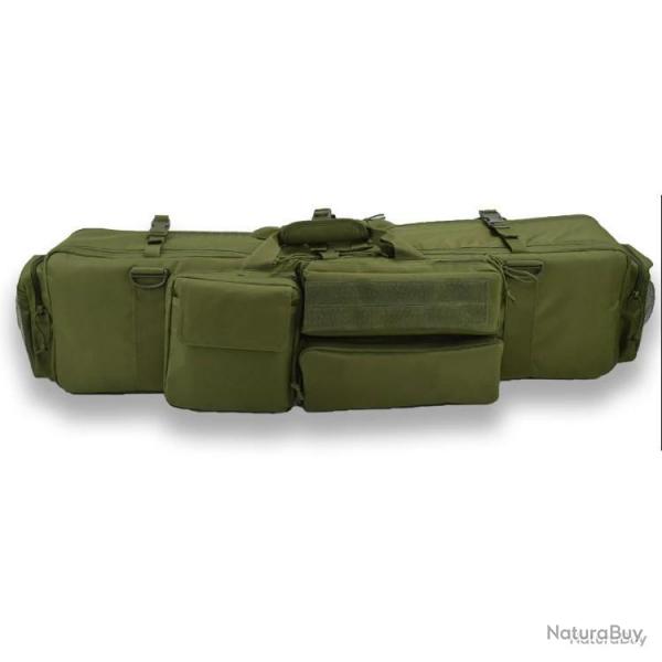 TUI TACTIQUE POUR ARMES LONGUES + ARMES DE POING ET ACCESSOIRES - VERT - LIVRAISON GRATUITE