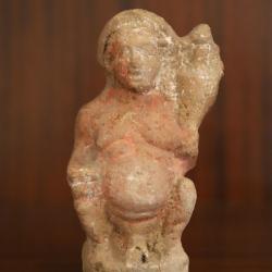 Représentation de Silène en terre cuite - Grèce, période hellénistique (4ème-1er siècle av J.C.)