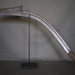 Grand sabre faucille - Populations Zandé, Congo RDC, début 20ème siècle ou antérieur