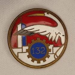 Insigne du 132ème Régiment du Train au Maroc OFSI