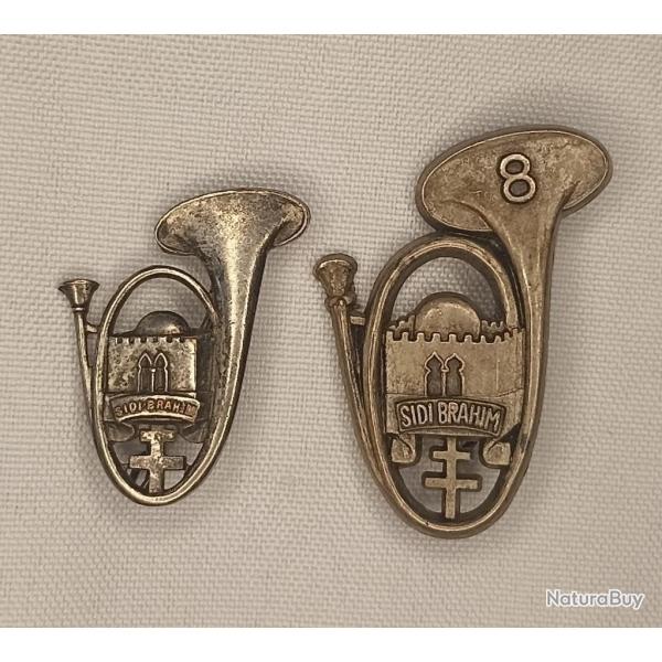 Insignes du 8me Bataillon de Chasseurs  Pieds