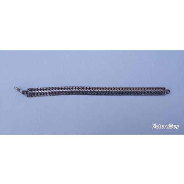 Bracelet gourmette homme argent massif 925 poids 50, 30grs