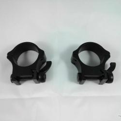 Colliers Recknagel "ERA" amovibles de 30 mm à 25,4mm  pour rail weaver/Picatinny.