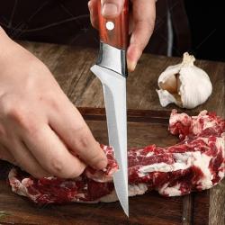 Couteau à filet forgé à la main professionnel, couteau à désosser, viande d'os,
