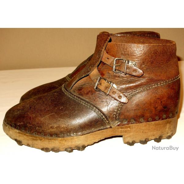BRODEQUINS ALLEMANDS de la SECONDE GUERRE.
