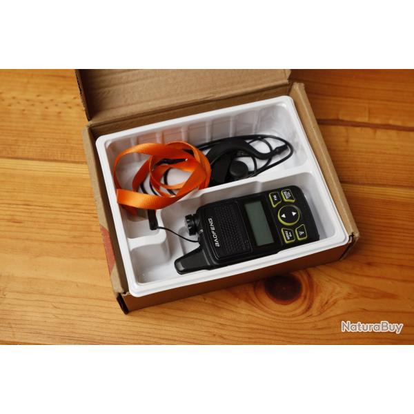 radio talkie walkie baofeng mini T1 (UHF 400-470 MHz)