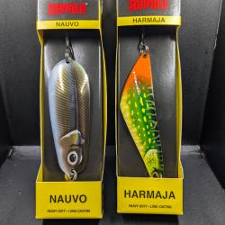 Lot cuillères RAPALA, NAUVO ET HARMAJALot n° 164.