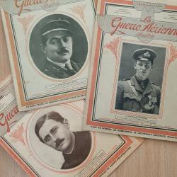 Revue de La guerre aérienne illustrée N° 5 , 6 et 7 avec leurs hors texte. 1916 WW1