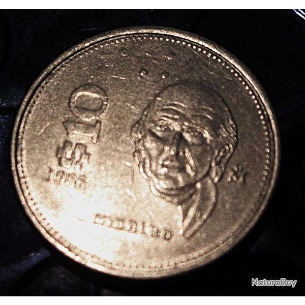 Mexico piece de 10 pesos 1986 ttb