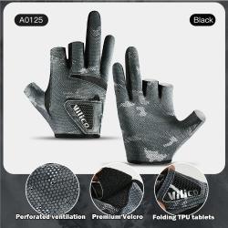 1 paire de gants de pêche pour hommes, sous-protecteur solaire et antidérapant Style 5 Taille M