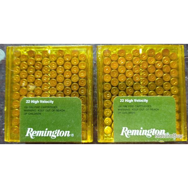 2 botes de 100 calibre 22lr