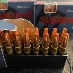 3x20 soit 60 Cartouches 300 blackout300 AAC Hornady Subsonic Sub-x