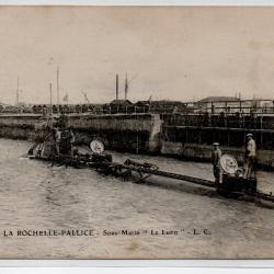 CPA - Marine Militaire - LA ROCHELLE -PALLICE - Sous Marin " Le Lutin "  - N°1186