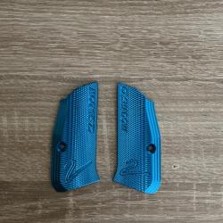 Plaquettes et bouton bleu pour CZ shadow 2 Compact