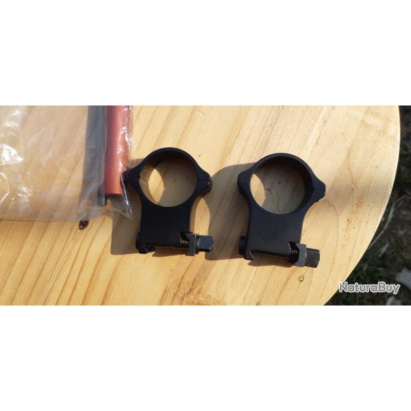 Colliers Recknagel 34 mm pour rail pica
