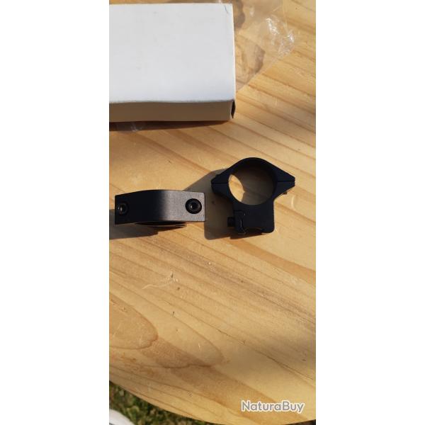Paire de colliers 25.4 mm pour rail 11 mm