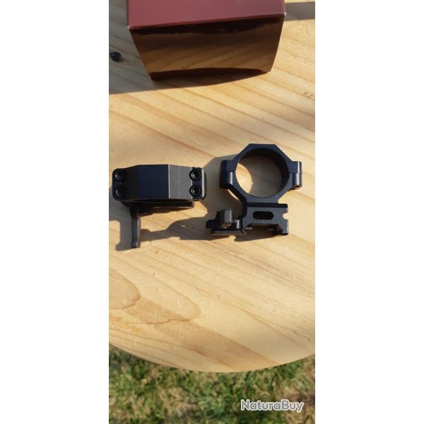 Colliers 30 mm pour rail picatinny - airsoft