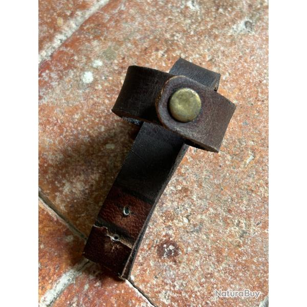 Attach en cuir pour fourreau type poignard de tranche, couteau HJ ect.