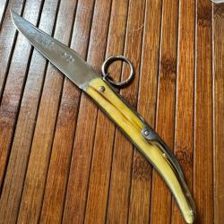 COUTEAU À PALME VINTAGE FRANCE ANNÉE 20 ARTISANALE PAR SAUVAGNAT GRIMAUD
