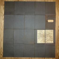 CARTE ALLEMANDE « FRANCE » de la PREMIERE GUERRE.