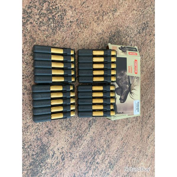 1 boite de 20 balles norma Oryx calibre 9,3x62 - 18,5 g - 285 gr