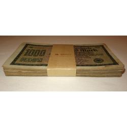 LIASSE DE BILLETS DE BANQUE ALLEMANDS /Hyperinflation.