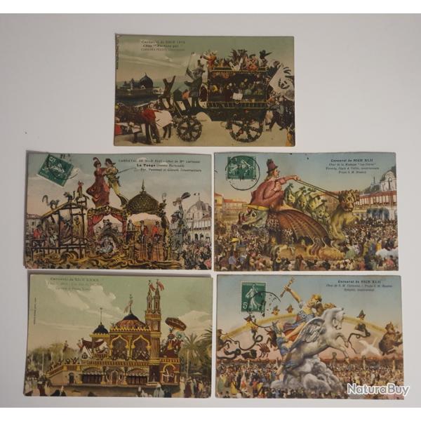 Cartes postales CPA Carnaval de Nice 1914