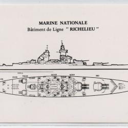 CPA - MARINE NATIONALE  - Bâtiment de ligne " RICHELIEU " N°1205