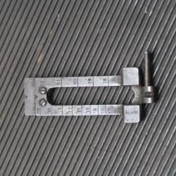 Hausse avec son axe pour fusil Kropatschek 1886 REF 119/2025