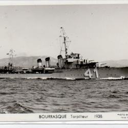 CPA - MARINE DE GUERRE - BOURRASQUE Torpilleur 1938 N°1209
