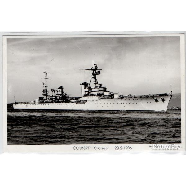 CPA - MARINE DE GUERRE - COLBERT Croiseur 20-2-1936  N1210