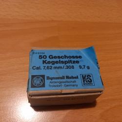 ogives cal 7.62 RWS KS