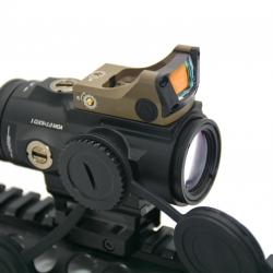 Viseur Point Rouge Tactique M1 Mini Red Dot 3 MOA 5X Réticule Rouge/Vert Airsoft Chasse Tir Kaki