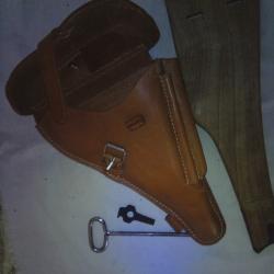 Holster et planchette  pour P08 court