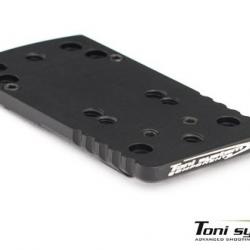- Plaque de base pour point rouge Toni System-GLOCK-A