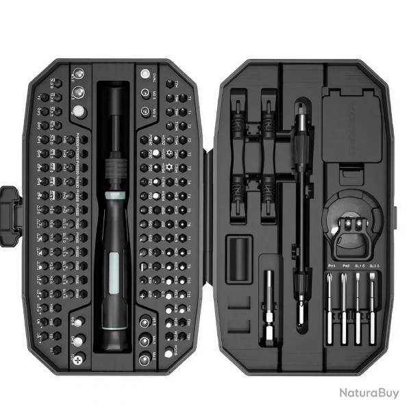 Kit Tournevis de Prcision 152 / 1 Rparation Ordinateur Portable Smartphone Torx T5 T6 Magntique