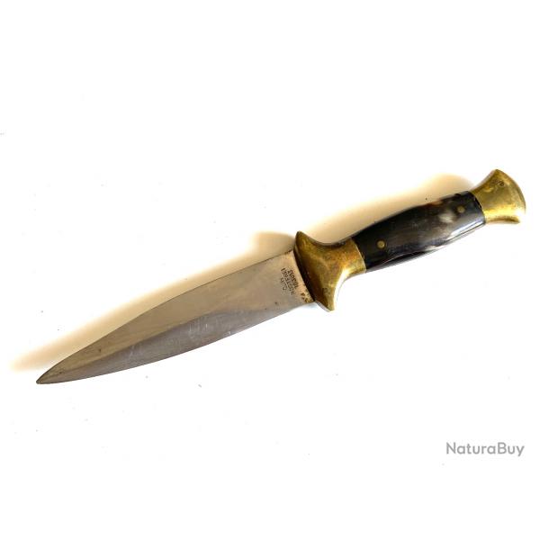 Ancien Couteau poignard dague Allemand CJH rostfrei 103013