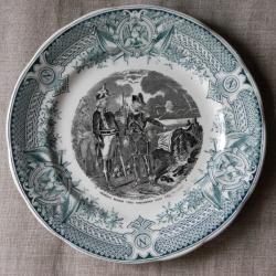 Assiette Vintage - Napoléon à Toulon en 1793