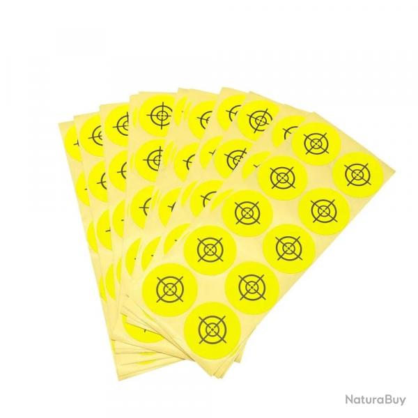 Cibles autocollantes 250 pcs Target Camlon - Jaune