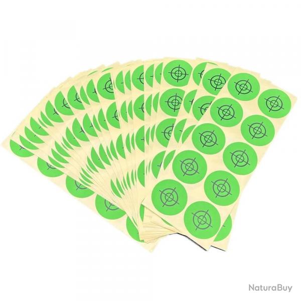 Cibles autocollantes 250 pcs Target Camlon - Vert clair