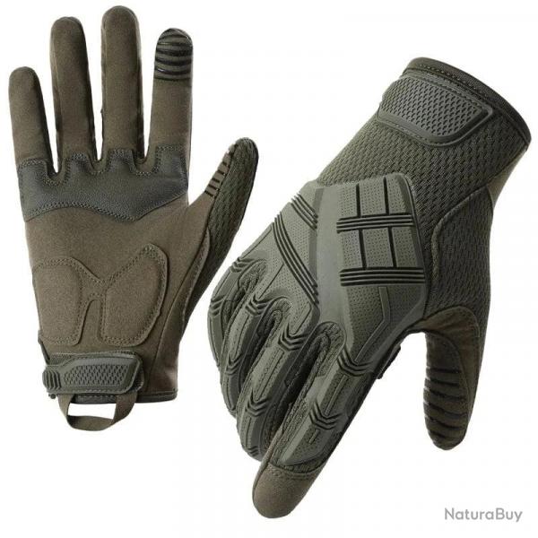Gants tactiques Titan Tact Pro YANBIGUO - Vert arme / M