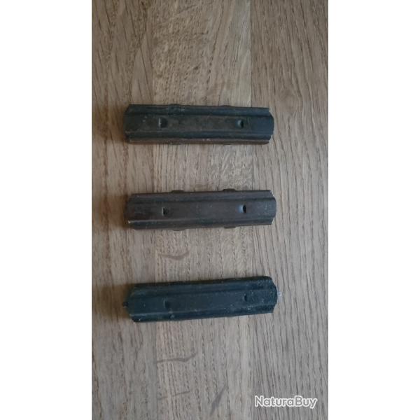 Lot de 3 lames chargeur en laiton pour.30-06 Springfield et US17